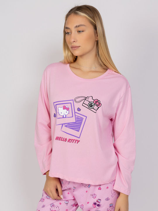 Sexen Winter Women's Pyjama Set Pink