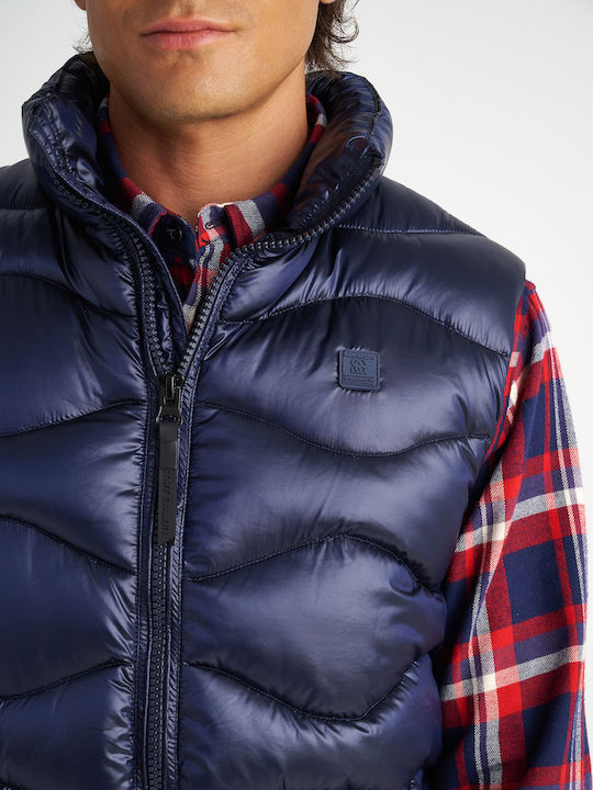 Marc Ärmellos Jacke Blue
