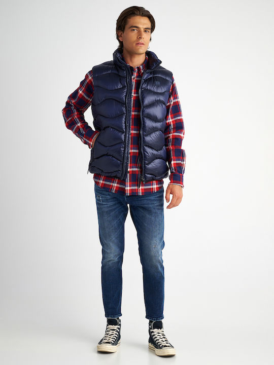 Marc Ärmellos Jacke Blue