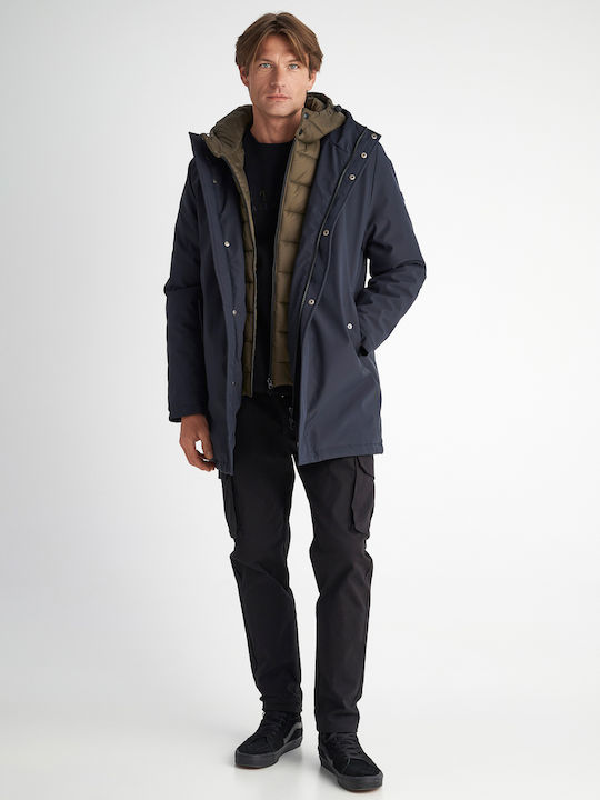 Staff Philip Jacket Parka Blue