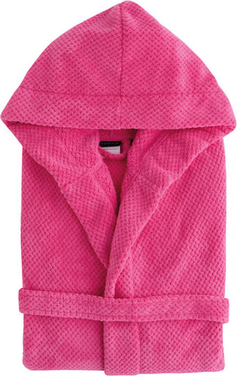 Kentia Kids Hooded Bathrobe Jump 14 Fuchsia Kentia Kids Hooded Bathrobe Jump 14 Fuchsia