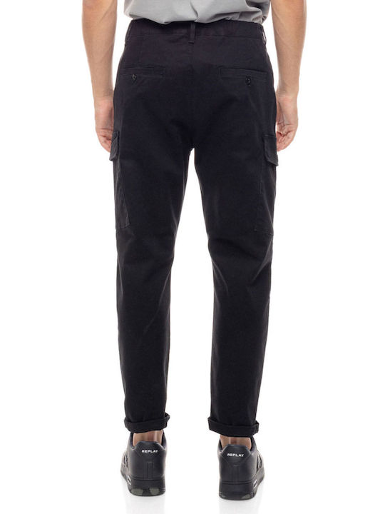 Cover Trousers Cargo Elastic in Regular Fit Black