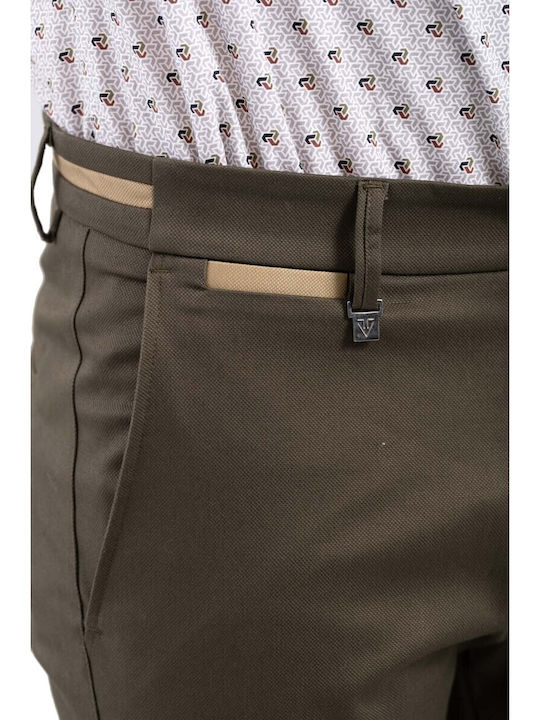 Men's Trousers Elastic Olive