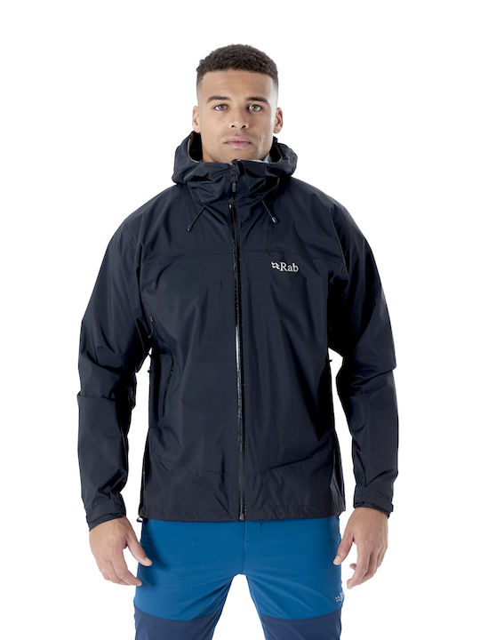 Rab Downpour Winter Jacket Waterproof Black