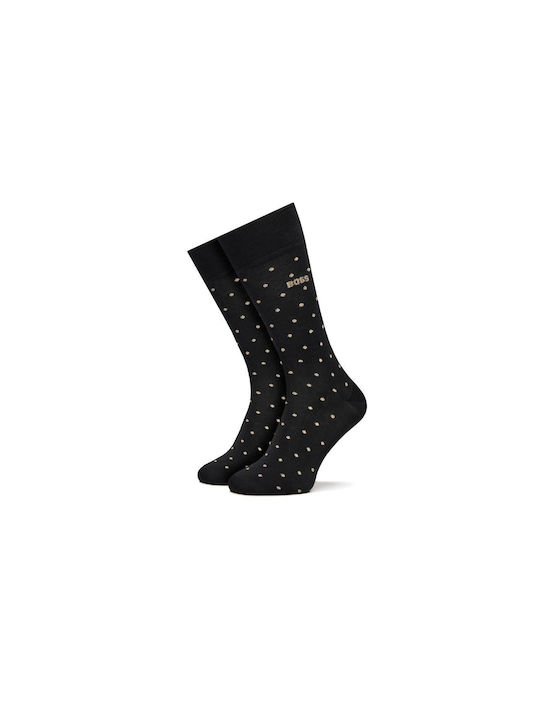 Hugo Boss Men's Patterned Socks Black 2Pack