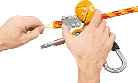 Petzl Semi R080AA01 Статично Въже за катерене с дължина 35м Оранжев