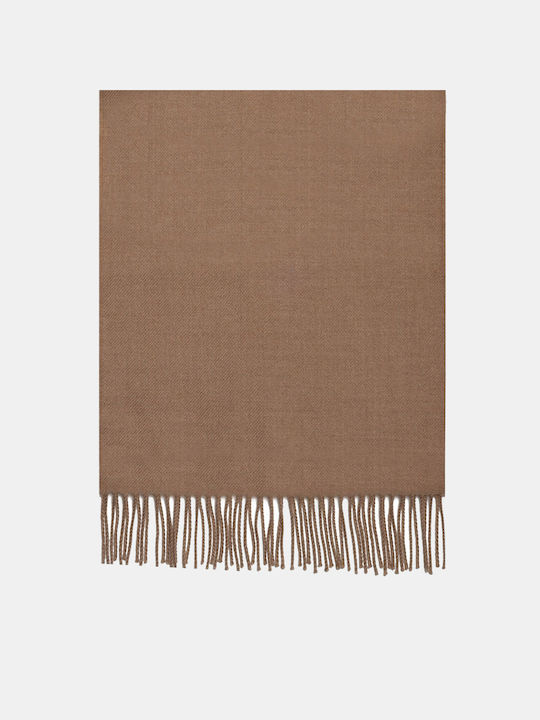 The Bostonians Men's Wool Scarf Brown