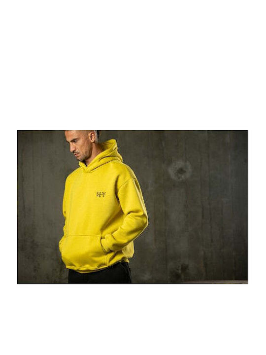 Henry Sweatshirt with Hood Yellow