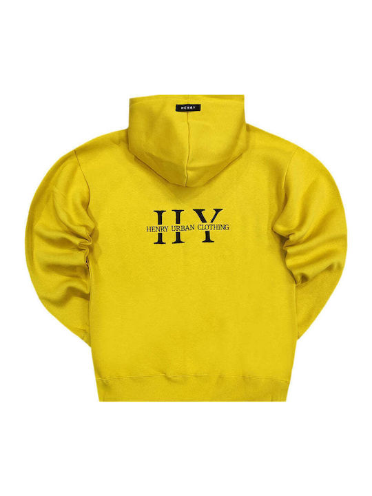 Henry Sweatshirt with Hood Yellow