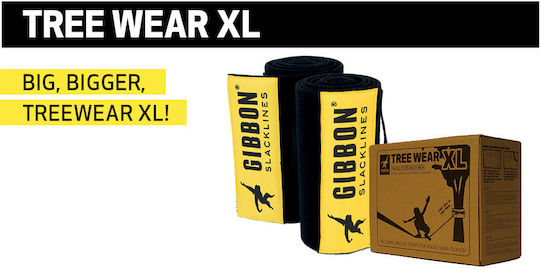 Gibbon Slacklines Treewear Балансови ремъци Черен