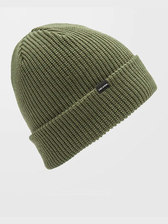 Volcom Sweep Beanie Unisex Σκούφος Πλεκτός σε Γκρι χρώμα