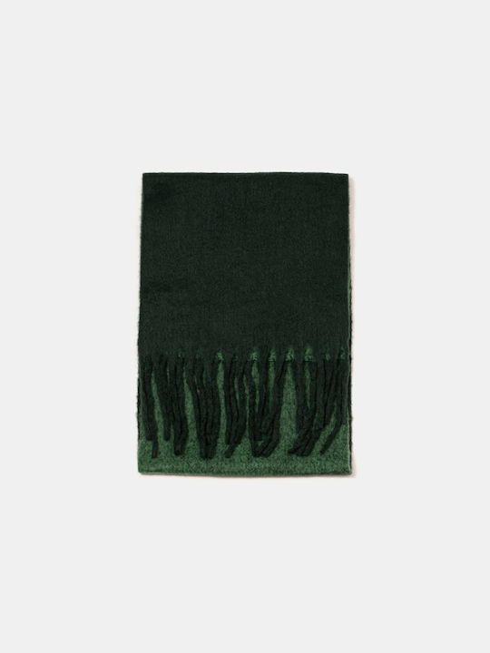 Rock Club Women's Wool Scarf Green