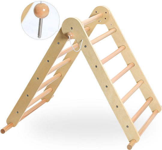 Mamabrum Ladder with Climbing Surface made of Wood