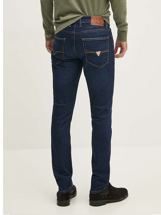Finnley Ανδρικό Παντελόνι Τζιν με Slim Tapered Εφαρμογή Navy Μπλε
