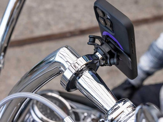 Quad Lock Βάση Κινητού Μοτοσυκλέτας με Κλιπ για το Τιμόνι