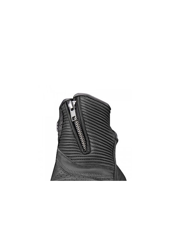 Nordcode Classic Καλοκαιρινά Ανδρικά Γάντια Μηχανής Δερμάτινα Μαύρα
