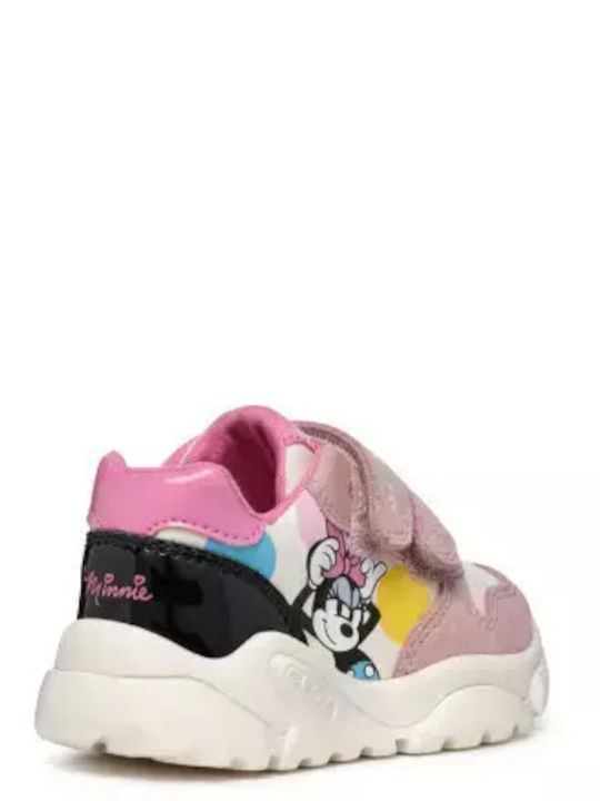 Geox Kids Sneakers Anatomic with Scratch Pink