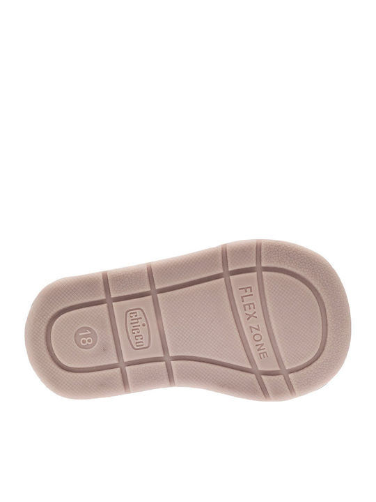 First Step Sneakers Παιδικά Sneakers με Σκρατς Ροζ