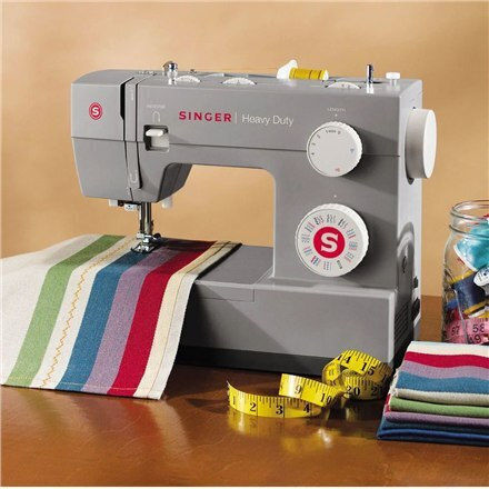 Singer Conventional Sewing Machine 4432 Heavy Duty Gray