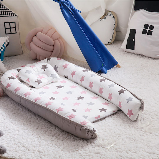 Beauty Home Βρεφικό Μαξιλάρι Φωλιά Μπεζ 53x88εκ. Beauty Home Βρεφικό Μαξιλάρι Φωλιά Μπεζ 53x88εκ.