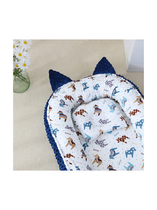 Beauty Home Baby Nest Blue 53x88cm