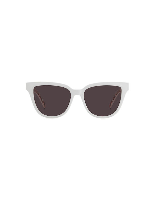 Missoni Women's Sunglasses with White Plastic Frame and Brown Lens MMI 0141/S VK6/K2