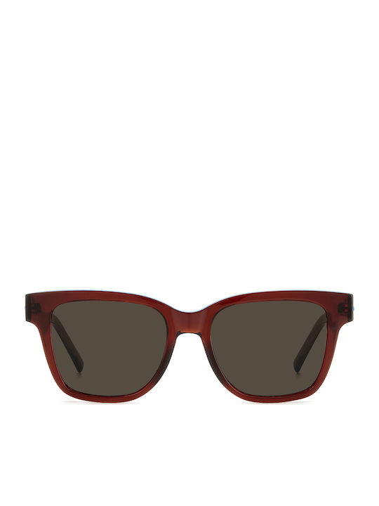 Missoni Women's Sunglasses with Burgundy Plastic Frame and Brown Lens MMI 0133/S 09Q/70
