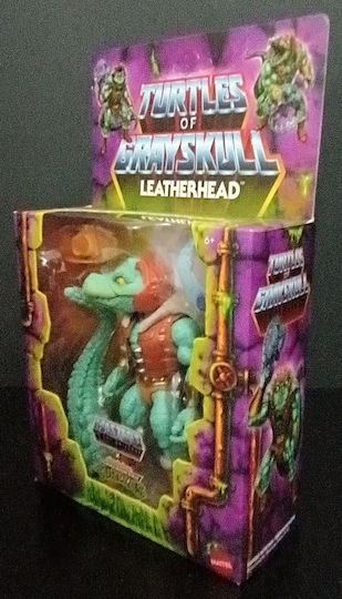 Motu X Tmnt Turtles Grayskull Deluxe Action Figure Leatherhead 14 Cm Sealed