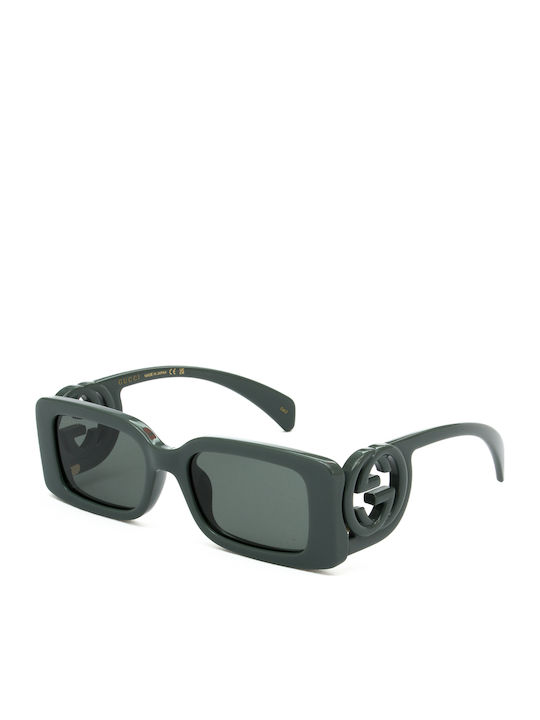 Gucci Feminini Ochelari de soare cu Verde Cadru și Gri Lentilă GG1325S 003