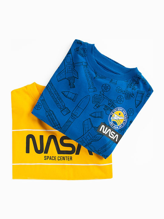 Set of Kids' Shirts Multicolour Nasa