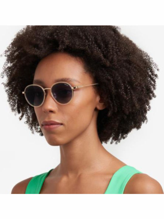Polaroid Women's Sunglasses with Gold Metal Frame and Gray Gradient Lens PLD4173/G 2F7/WJ