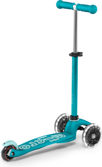 Micro Kids Scooter Mini Deluxe Led 3-Wheel for 2-5 Years Light Blue