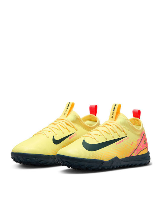 Mercurial Vapor 16 Academy Kylian Mbappé TF Ghete De Fotbal Pentru Copii Cu Talpă Cu Crampoane Portocaliu Deschis Laser / Albastru Armură