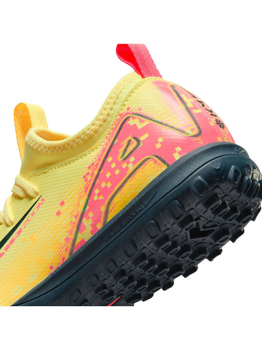 Mercurial Vapor 16 Academy Kylian Mbappé TF Ghete De Fotbal Pentru Copii Cu Talpă Cu Crampoane Portocaliu Deschis Laser / Albastru Armură