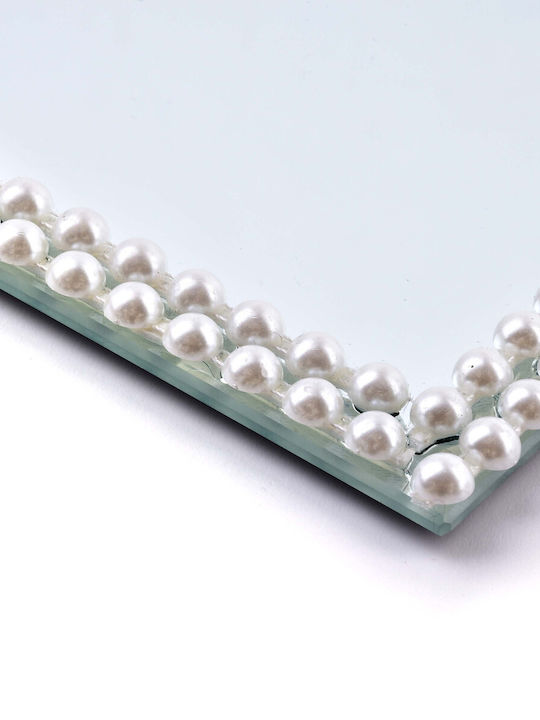 Mondex Διακοσμητικός Δίσκος Glas Rund 15x15x1cm 1Stück