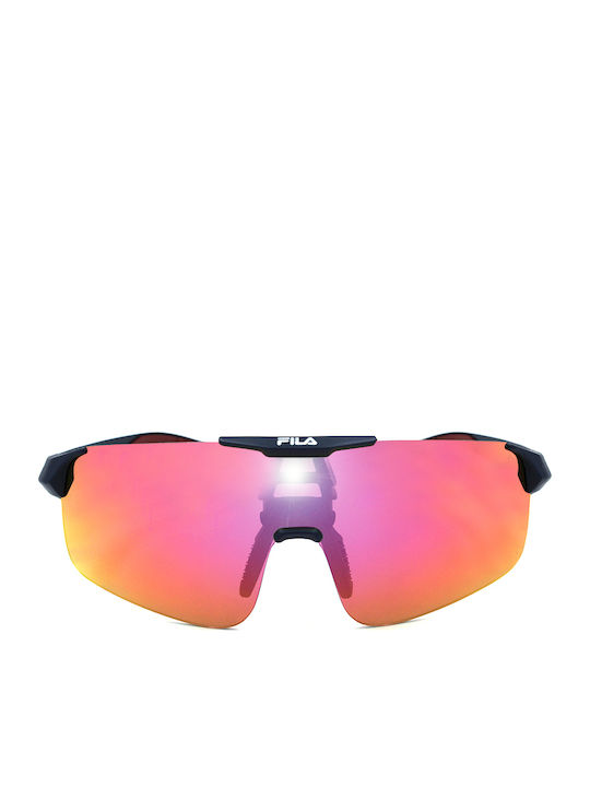 FILA Unisex Sunglasses with Black Plastic Frame SFI127 7SFX