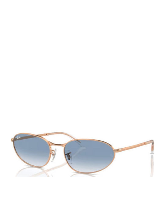 Ray Ban Sunglasses Rose Gold With Metallic Frame