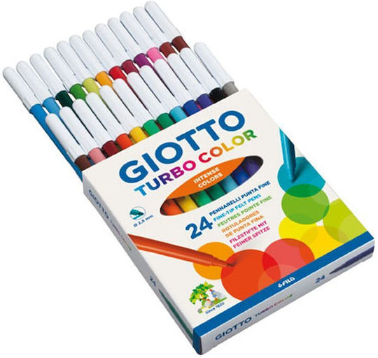 Giotto Turbo Zeichenmarker Dünne Set 24Stück