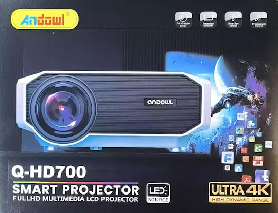 Andowl Projector LCD Λάμπας LED Q-HD700