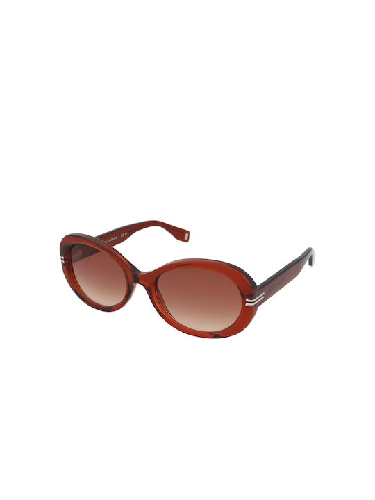 Marc Jacobs Women's Sunglasses with Brown Plastic Frame and Brown Gradient Lens MJ1013/S 09Q/HA