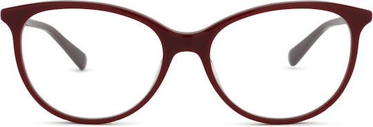 Gucci Rame Ochelari Pentru Femei Acetat Burgundy GG0550O 011