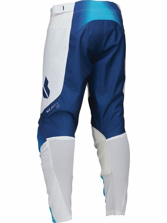 Thor Launchmode Kids Summer Motorcycle Pants Blue/White