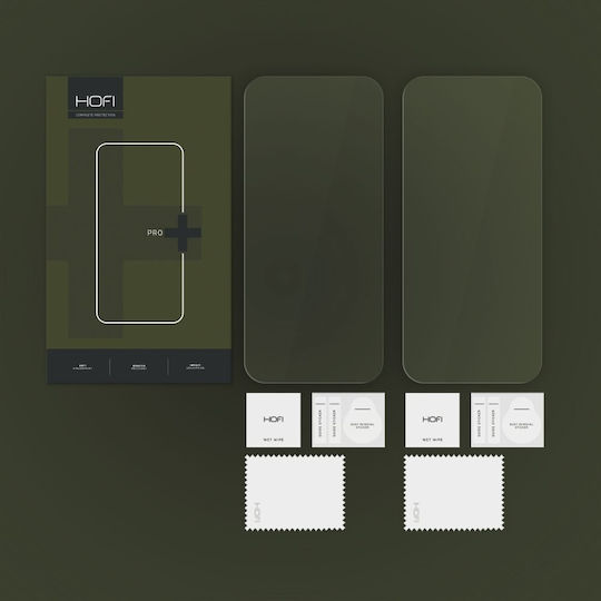 Hofi Clear Gehärtetes Glas 2Stück (iPhone 17 Pro Max / iPhone 17 Pro / iPhone 16 Pro Max)