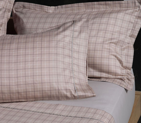 Nef-Nef Homeware Set Cearșafuri 240x270cm. Gren Bej 4buc