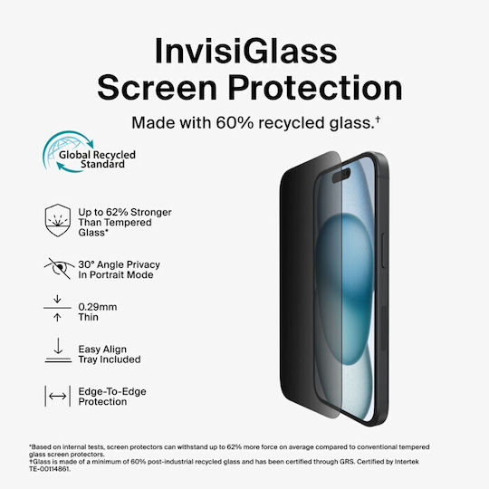 Belkin Screenforce Invisiglassam Privacy 16 Pro Max Ova170hq Belkin