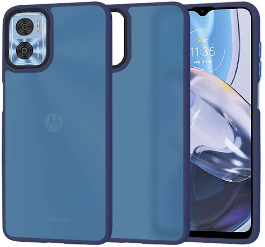 Techsuit Halofrost Back Cover Σιλικόνης Μπλε (Moto E22)