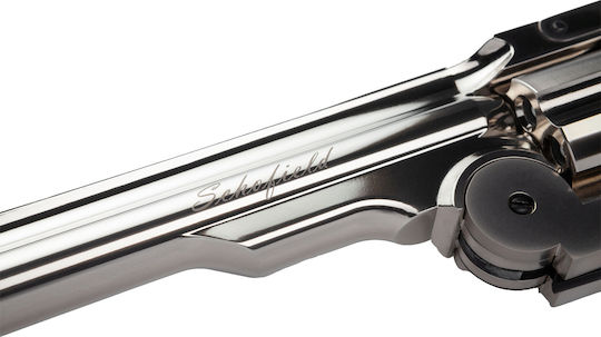 Asg Αεροβόλο Πιστόλι CO2 Schofield Nickel Μεταλλικό 4.5mm