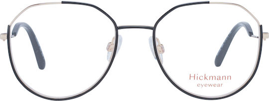 Ana Hickmann Women's Metal Prescription Eyeglass Frame Black HI1172 09A