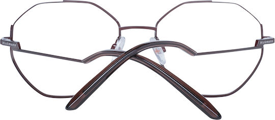 Ana Hickmann Women's Metal Prescription Eyeglass Frame Silver HI1173 01A