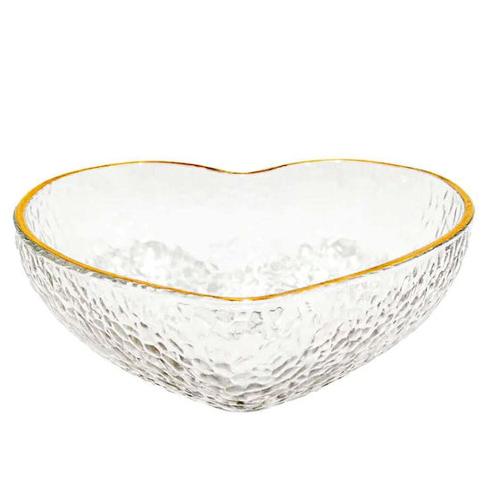 Bol Decorativ Plastic Aur 21x18cm 1buc